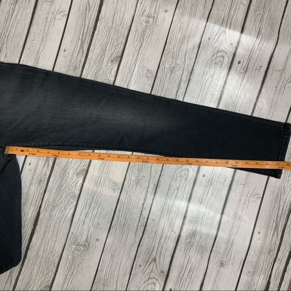 HUDSON Grey Black Nico Mid-Rise Super Skinny Ankle Stretch Jeans - Picture 12 of 12